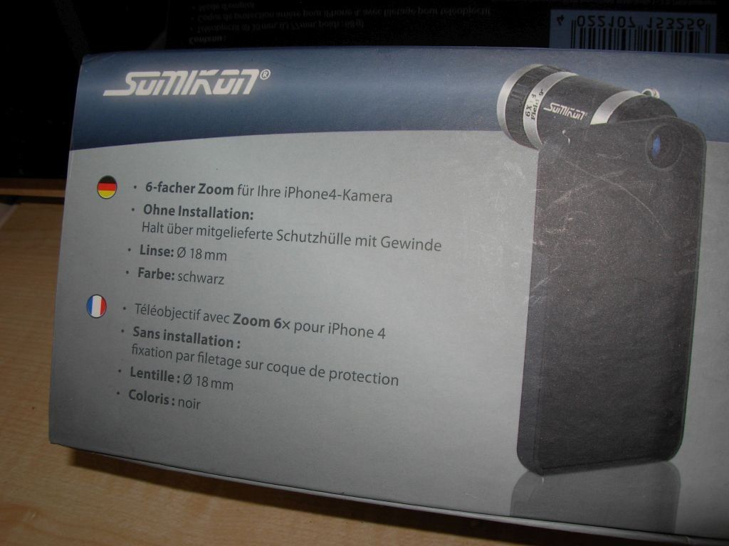 Apple Portables: Teleobjektiv-Aufsatz für IPhone – D'occasion à Oberrieden par Hobbyschiff 1