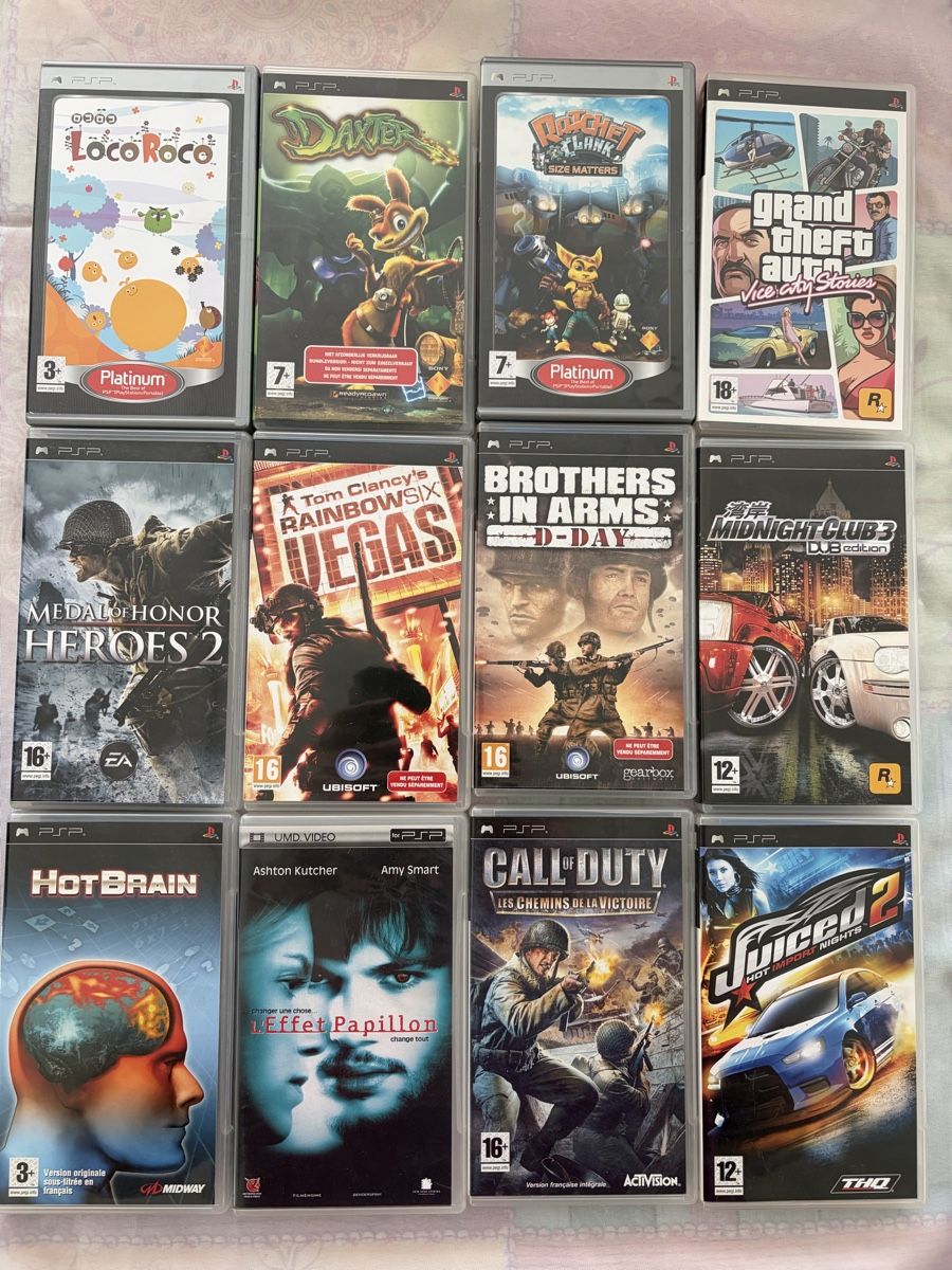 Sony Giochi: Jeu PSP EN LOT DE 12 – Usato da Echallens venduto da leo_dk2d