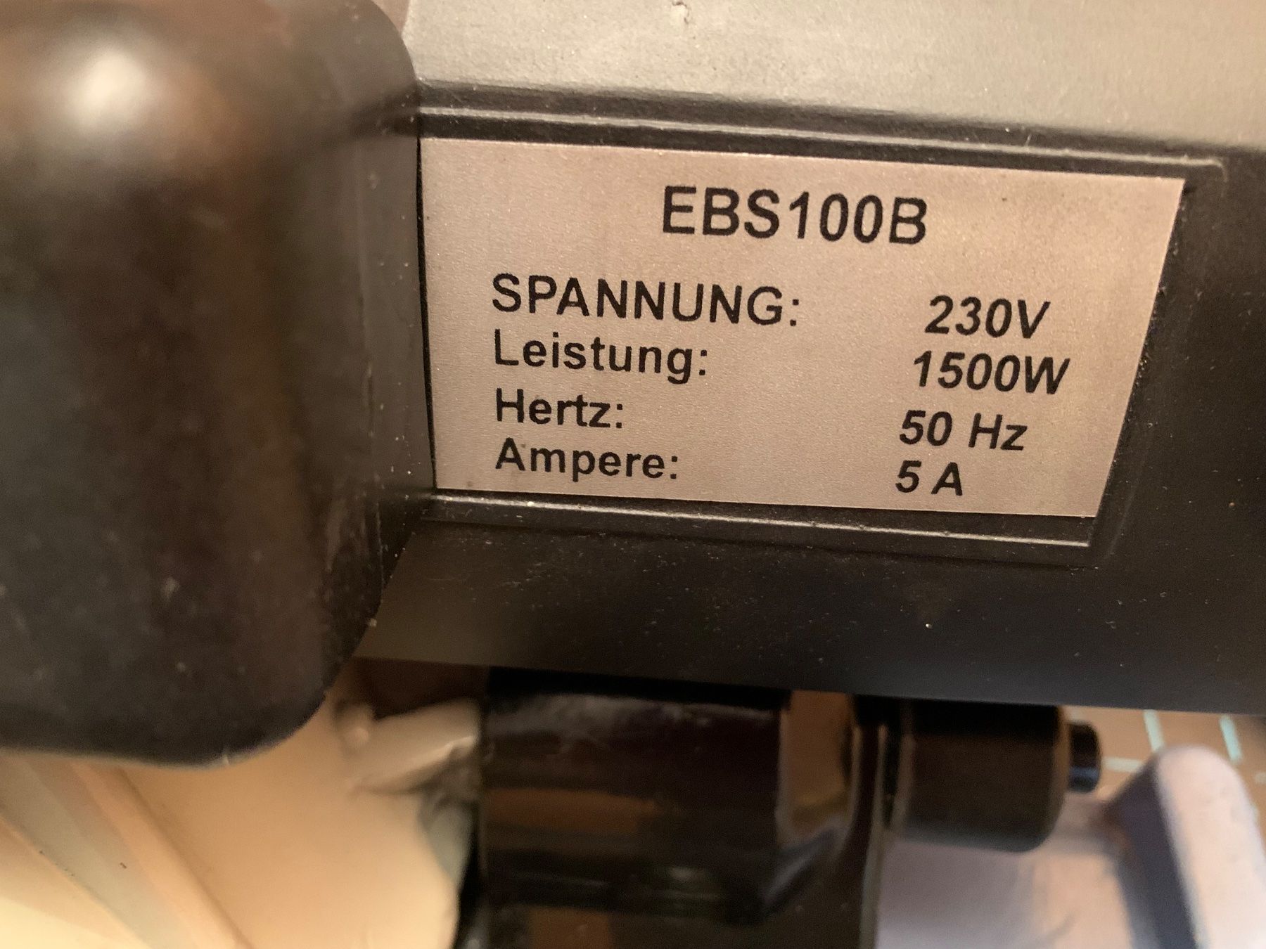 Bernardo Sägen: SCIE À RUBAN d'établi BERNARDO EBS 100 B – Gebraucht aus La Chaux-de-Fonds von Aminos 4