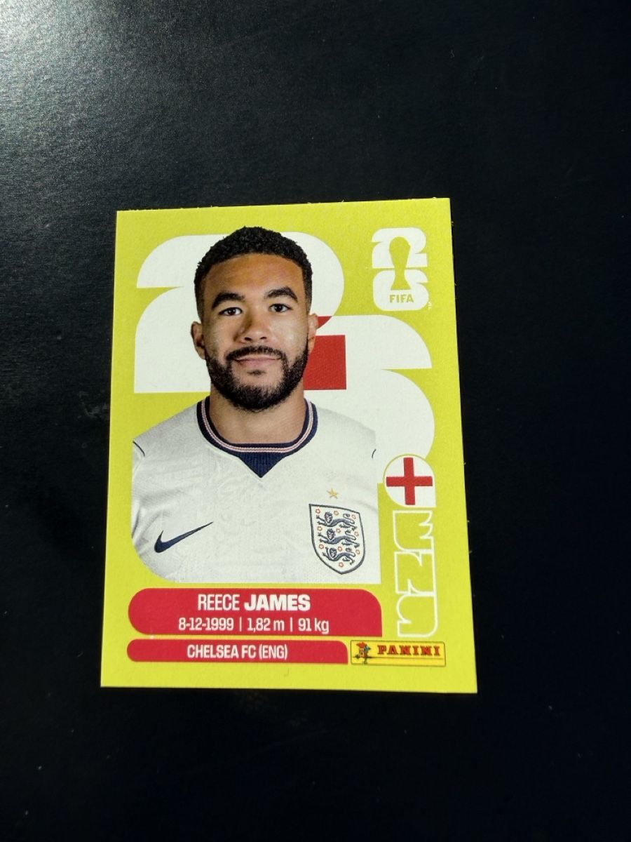 Panini Carte collezionabili: Carte panini 2026 - Reece James - ENG 7 – Nuovo (secondo la descrizione) da La Neuveville venduto da mypinguin