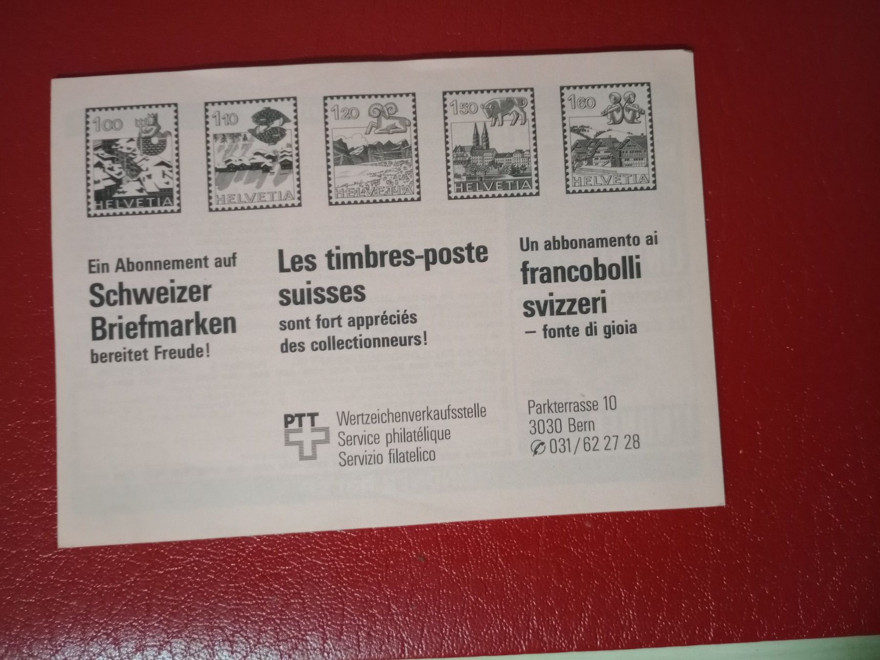 Cartes postales: PTT Postkarten Set Original Zustand 1982/83 – D'occasion à Küttigen par Melisch1000 4