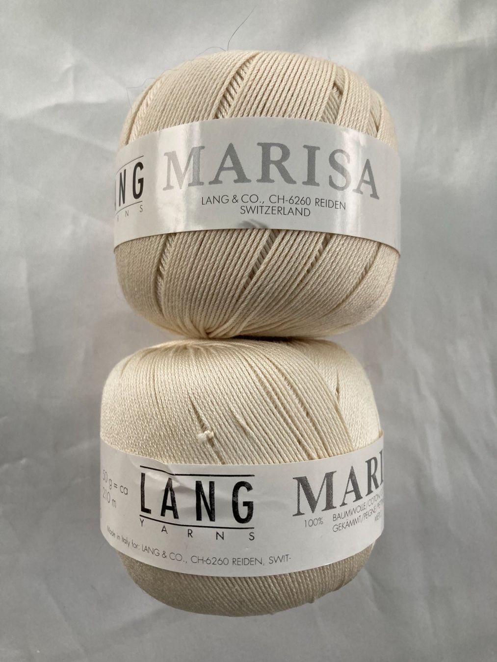 Lana: ***   Baumwollgarn   ***   von Lang – Nuovo e nell'imballaggio originale da Niederuzwil venduto da LaBambola