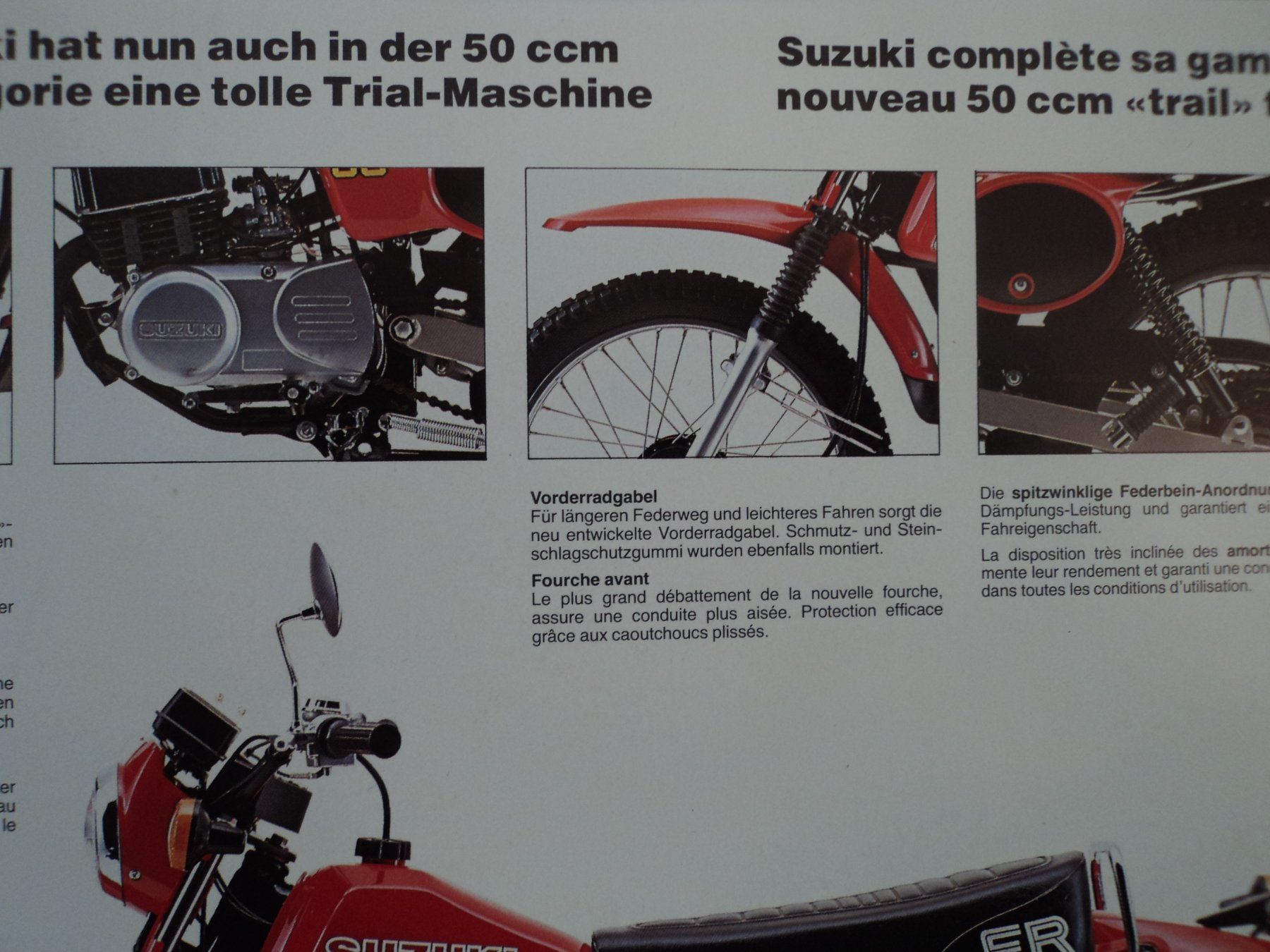 Documenti: Prospekt Suzuki TS 50 ER 1980 – Usato da Schwarzenburg venduto da modelCARama 2