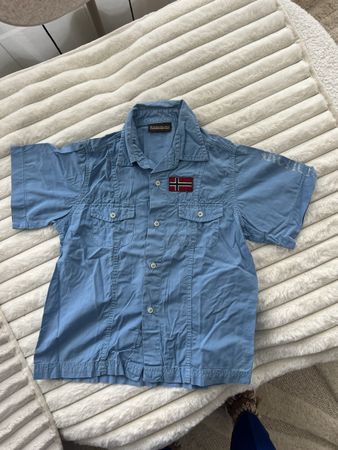NAPAPIJRI HEMD BLAU GR 4/104