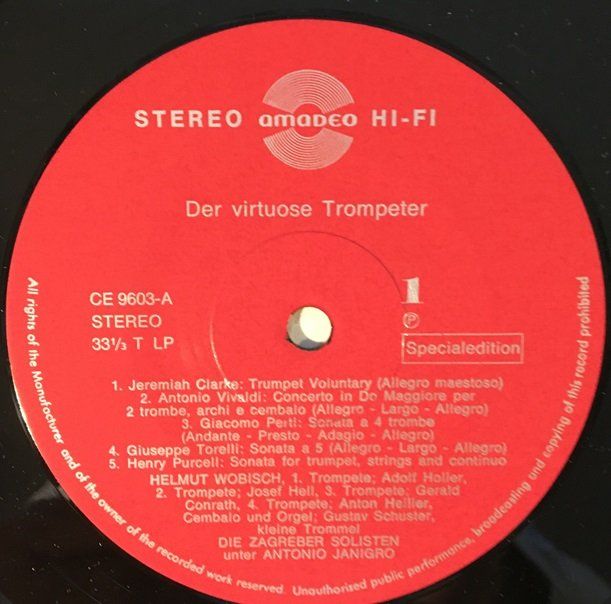Dischi in vinile: Der virtuose Trompeter (LP) – Usato da Grüningen venduto da azulamarillo_vinyl 2