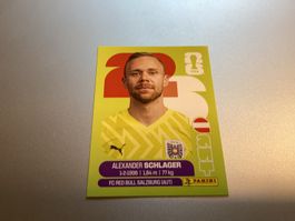 Panini WM 2026 Sticker Alexander Schlager Österreich neu