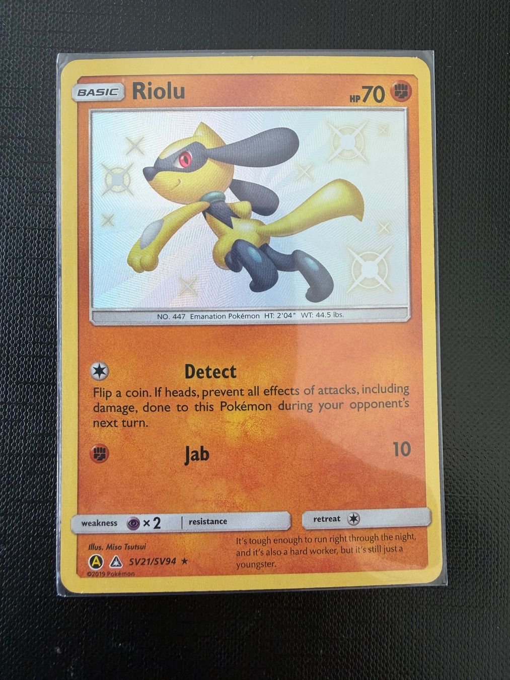 Pokémon Sammelbilder & Trading cards: Riolu SV21 EN Hidden Fates – Neu (gemäss Beschreibung) aus Savigny von Matgab94