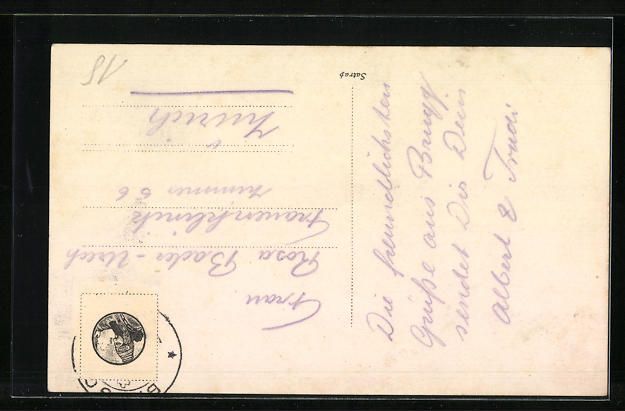 Cartoline postali: AK Brugg, Ortspartie – Usato da Berlin venduto da bartko-reher 1