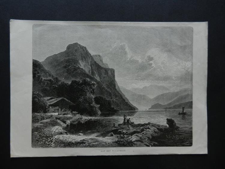 Stiche: Walensee Xylographie – Gebraucht aus Risch von Rischli15