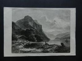 Walensee Xylographie