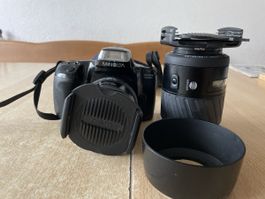 Minolta Dynax 300si mit Zoomobjektiv gebrauchter Zustand