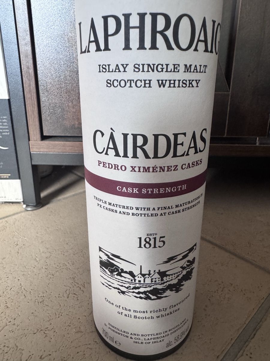 Laphroaig Spirituosen: Laphroaig Cairdeas Pedro Ximenez Casks Cask Strength 700ml – Neu und originalverpackt aus Hergiswil NW von wert721 1