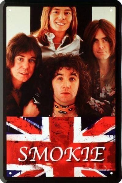 Insegne: Blechschild-SMOKIE- GRUPPENBILD – Nuovo e nell'imballaggio originale da Rupperswil venduto da big-one-sale