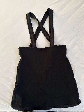 Trägerkleid schwarz Smoking 40 L Maje