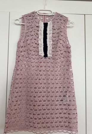 Sandro Paris Pink Lace Dress