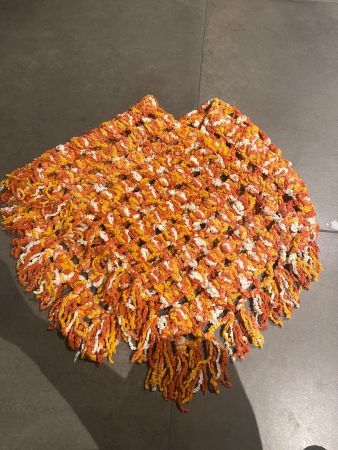 Poncho Taille 2-3 ans fait main