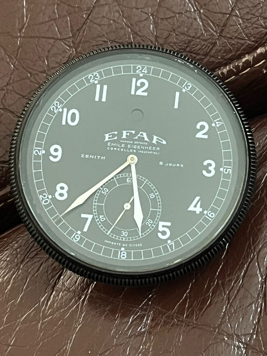 Zenith Orologi: Montre de bord EFAP 8 jours – Usato da La Chaux-de-Fonds venduto da fro_g2tl