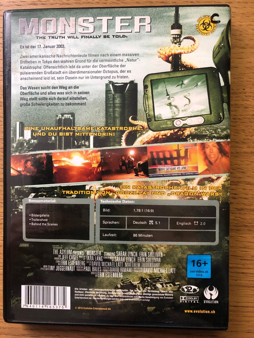 Tous les DVDs: Monster (2008) – D'occasion à Seewen SO par Harvest8 1