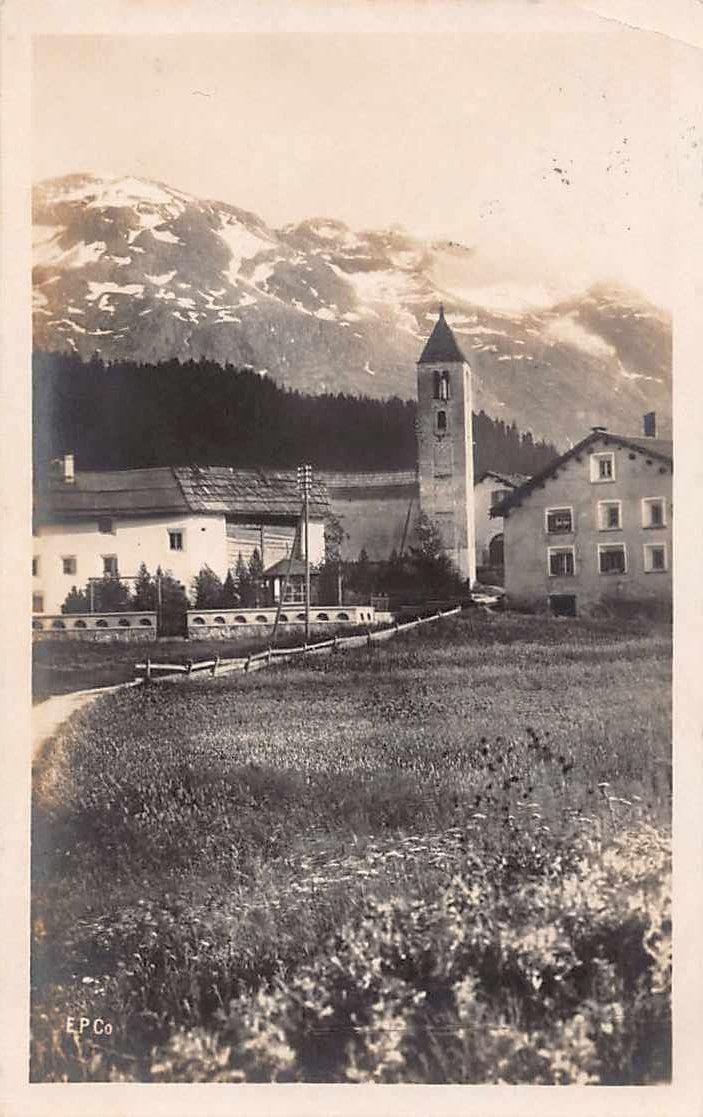 Ansichtskarten: 4x Ansichtskarten CELERINA ab 1919 - interessanter Mix ! – Gebraucht aus Lufingen von TopAnsichtskarten 2