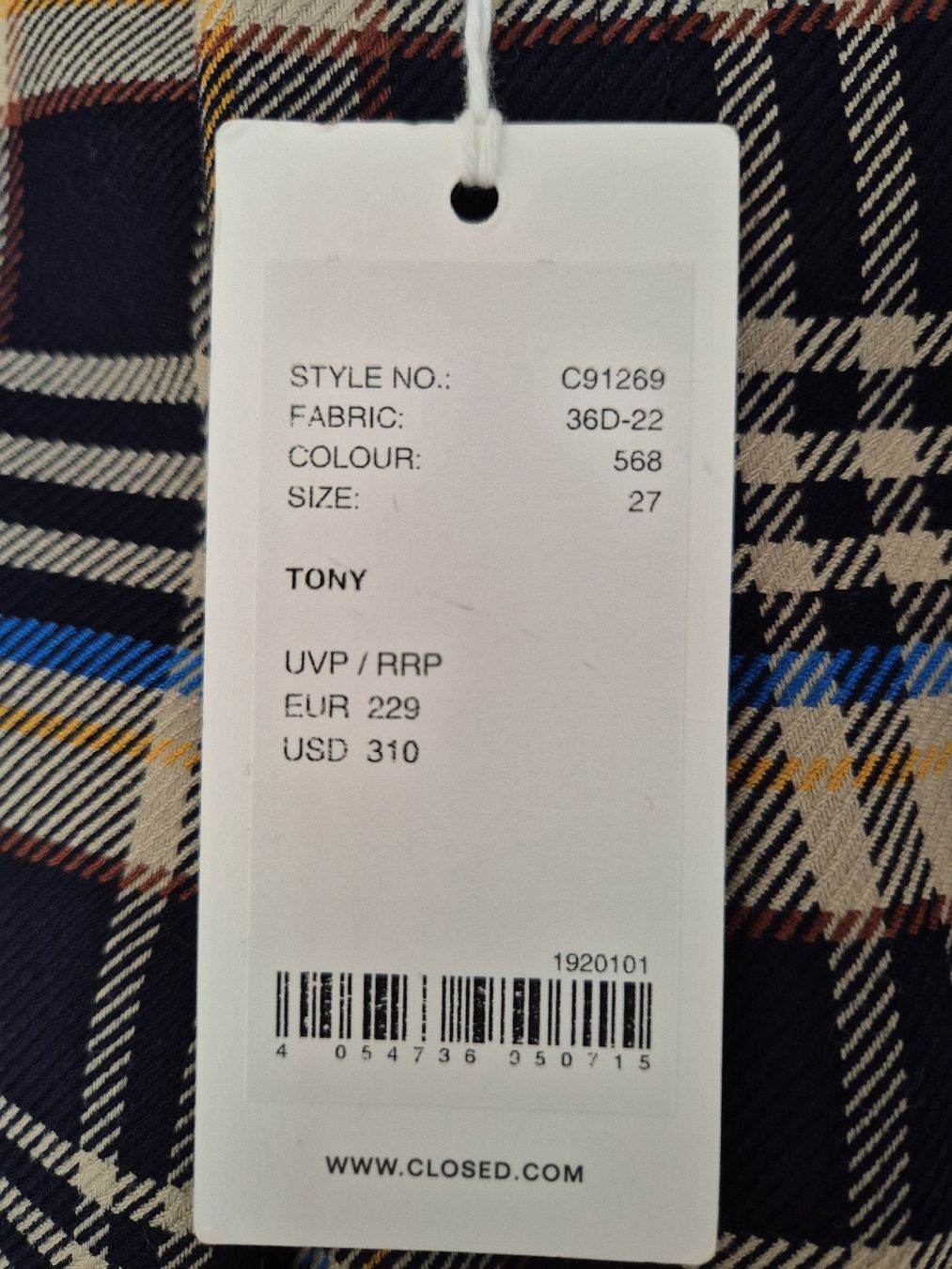 Pantaloni: NEUE 7/8 Hose von Closed Gr. 27 – Nuovo e nell'imballaggio originale da Würenlingen venduto da Starstruck 2