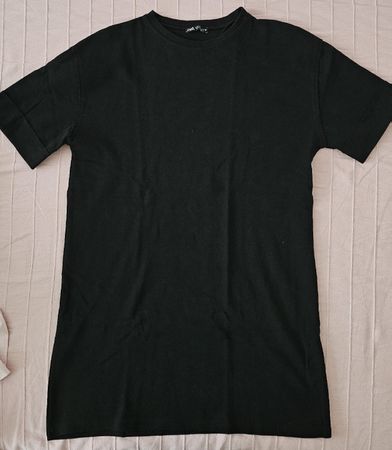 Schwarzes Zara T-Shirt Kleid, Gr. M, Top Zustand