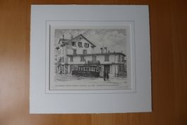 Paul Wyss Grafik 36/95 Strassenbahn ZH-Örlikon 1925 -27 x 30
