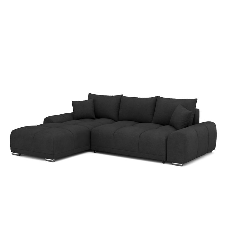 Ecksofa Mit Schlaffunktion Schwarz
