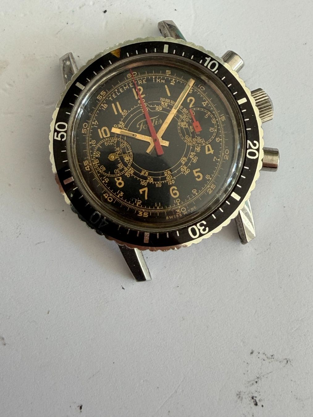 Fortis Orologi: Fortis Chronograph Handaufzug – Usato da Worblaufen venduto da chronyves