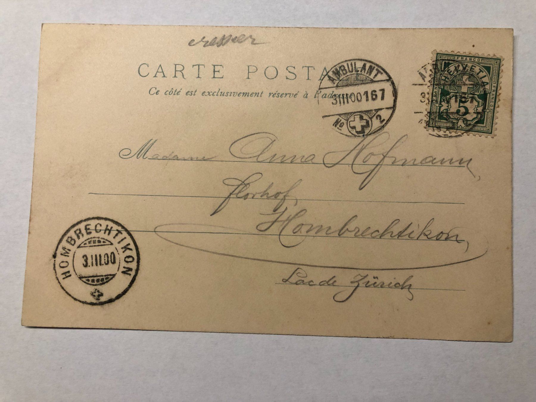 Cartoline postali: Blumenkind -  1900 – Usato da Pfäffikon ZH venduto da Waltoversand 1