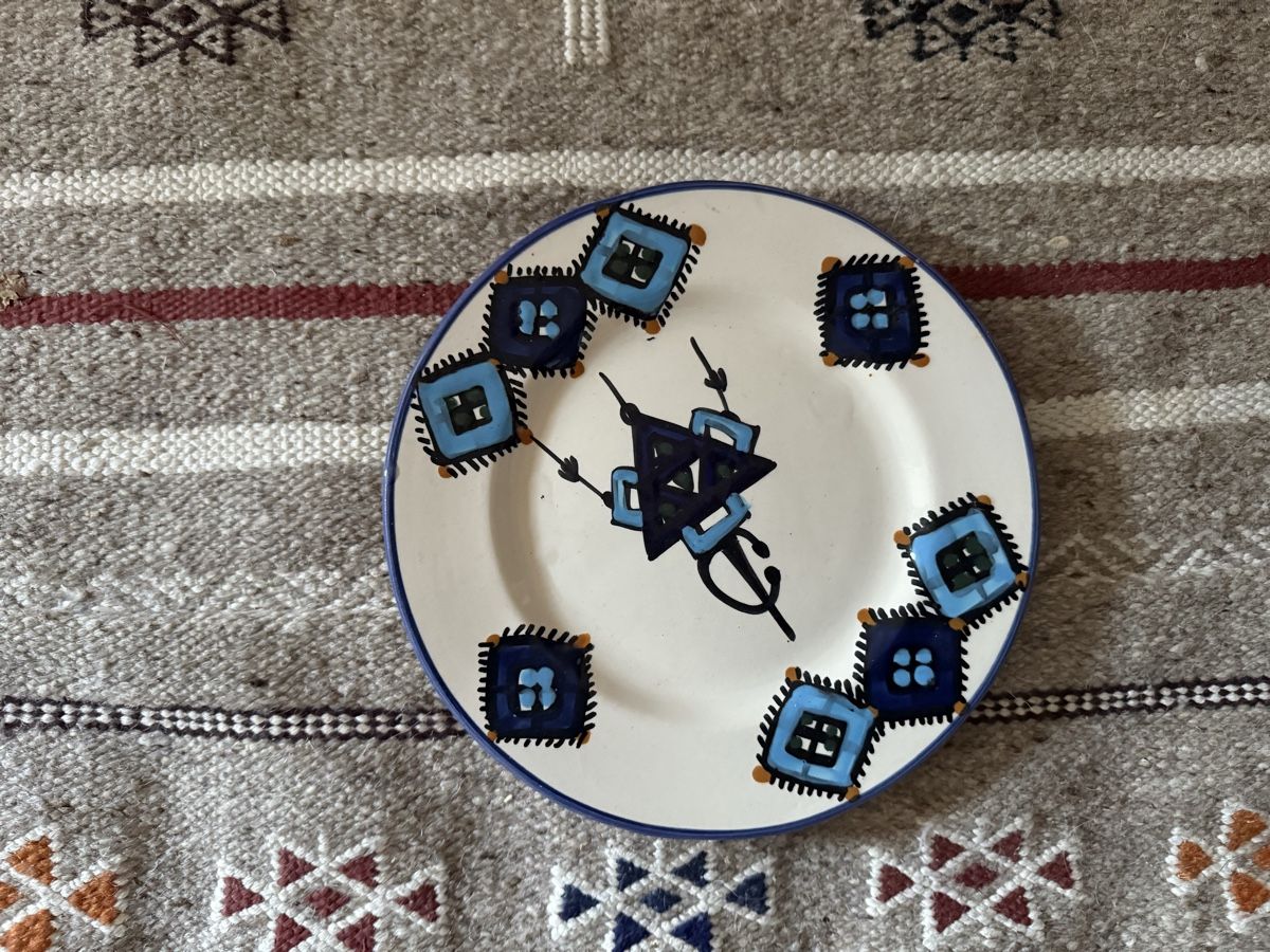 Tutte le decorazioni: Handbemalter Keramikteller aus Nabeul - Berber Design – Nuovo (secondo la descrizione) da Oberwil-Lieli venduto da Asari0701