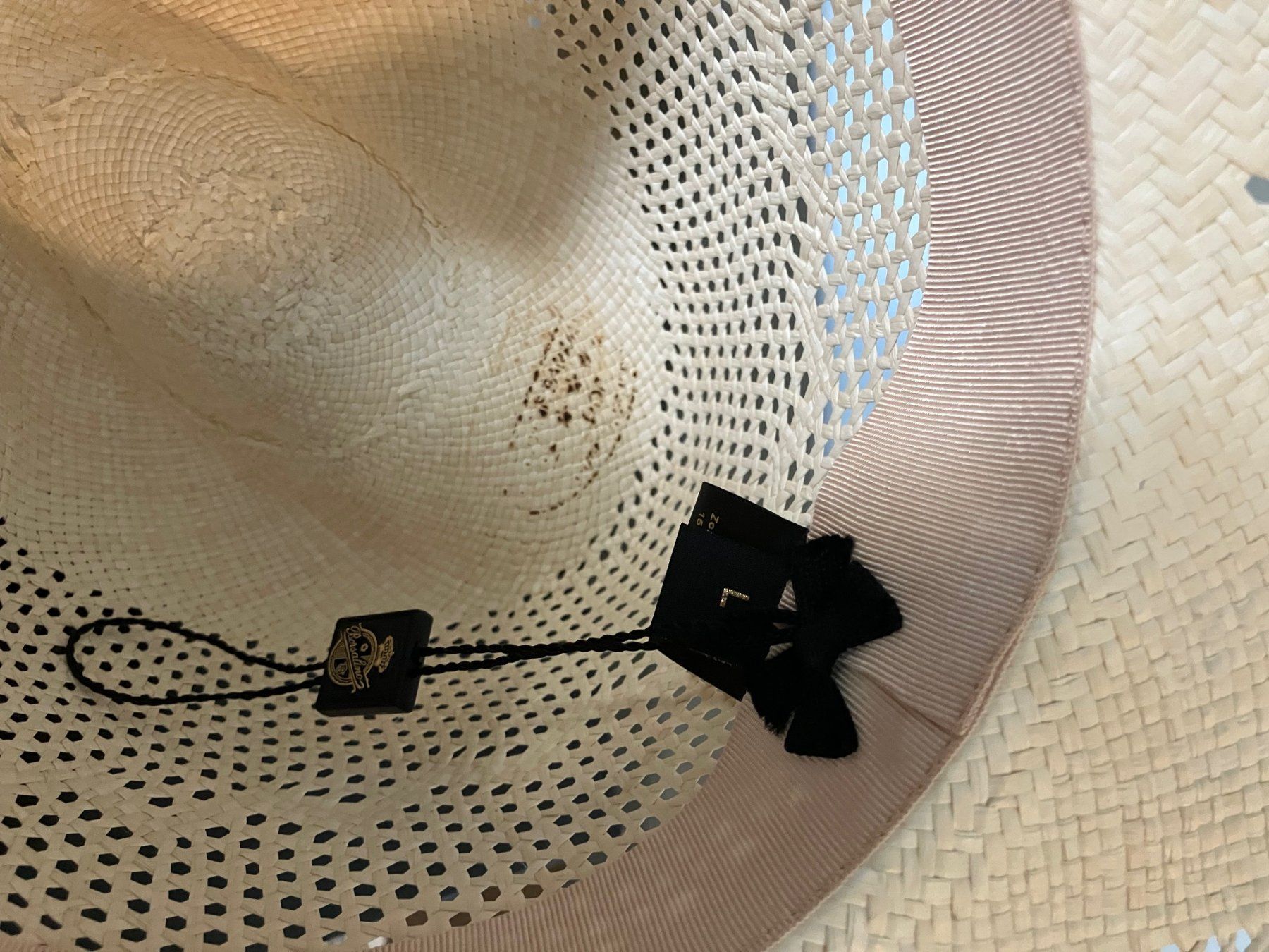 Borsalino Copricapi, berretti & cappellini: New Borsalino straw hat Gr. L – Nuovo e nell'imballaggio originale da Zürich venduto da DrODrMo 5