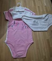 3 Baby-Bodys Gr. 98, 100% Baumwolle, Neu mit Etikett