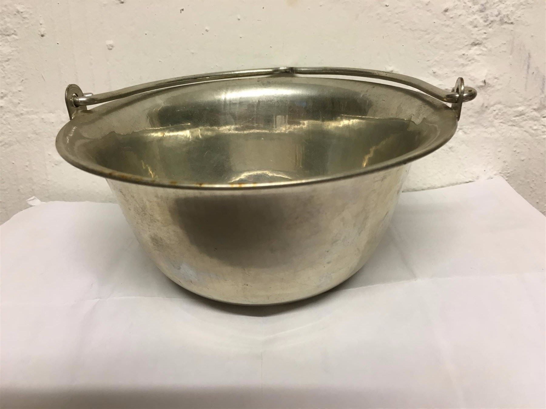 Pentole: Herrliche Silberne Schale mit Haltegriff – Usato da Steinhausen venduto da Super05 1