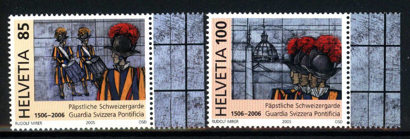 Tutti i francobolli: 2005, 500 Jahre Schweizergarde ** – Usato da Willisau venduto da Vollstempel