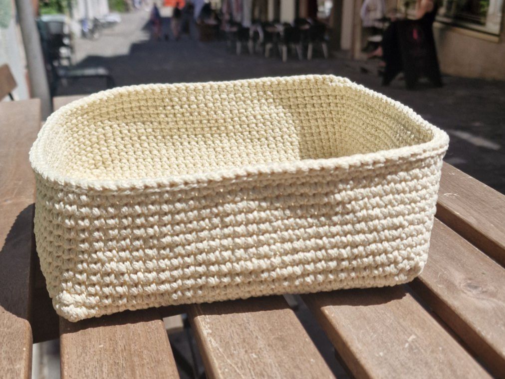 Sonstiges für Haushalt & Wohnen: Korb, gehäkelt, 20x20x8 – Neu und originalverpackt aus Rütihof von tweedy123 1