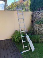Alu Gelenkleiter, 4 x 3 Sprossen, Anlege-, Stehleiter etc.