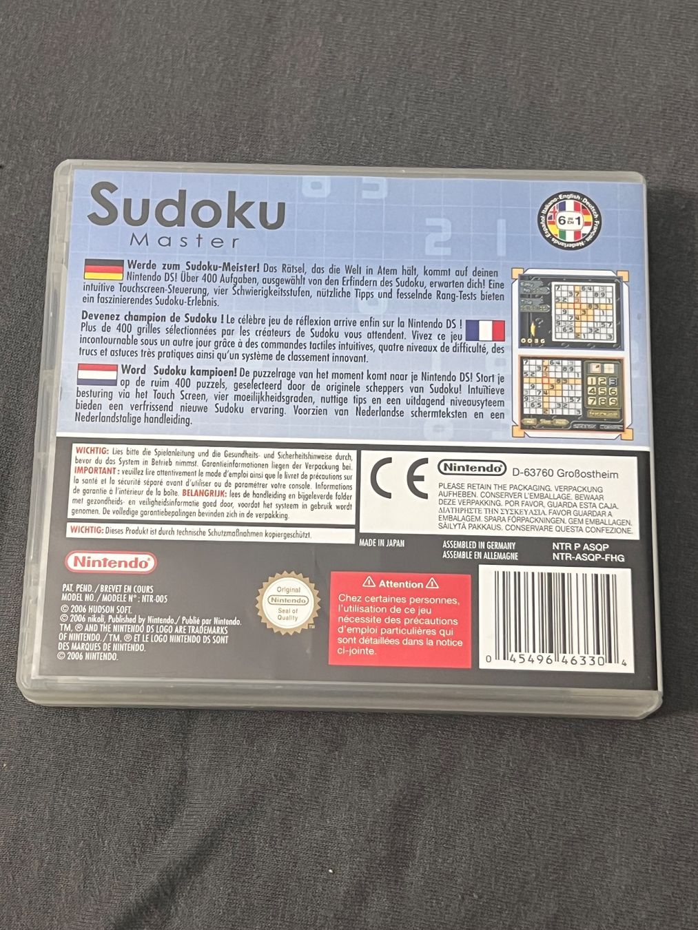 Nintendo Giochi: Nintendo DS Sudoku Master Spiel – Nuovo (secondo la descrizione) da Winterthur venduto da ChicMarkt 4