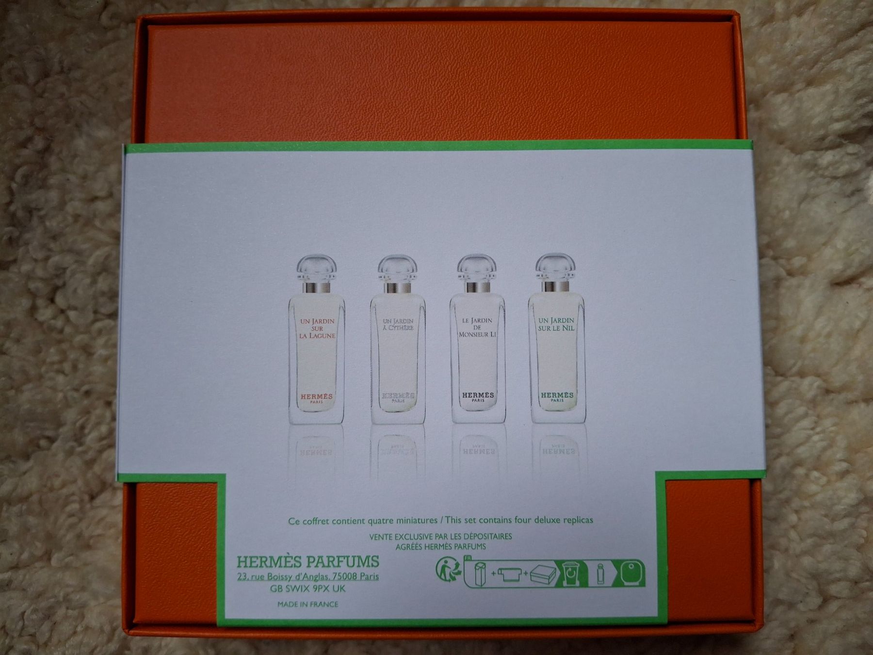 Hermès Profumi & Eau de Toilette: Hermès Miniatures Jardins – Nuovo e nell'imballaggio originale da Zofingen venduto da Jandaia 4
