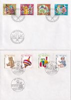Lot 5 Briefe PJ Satz Bethlehem Sonderstempel 1985-89