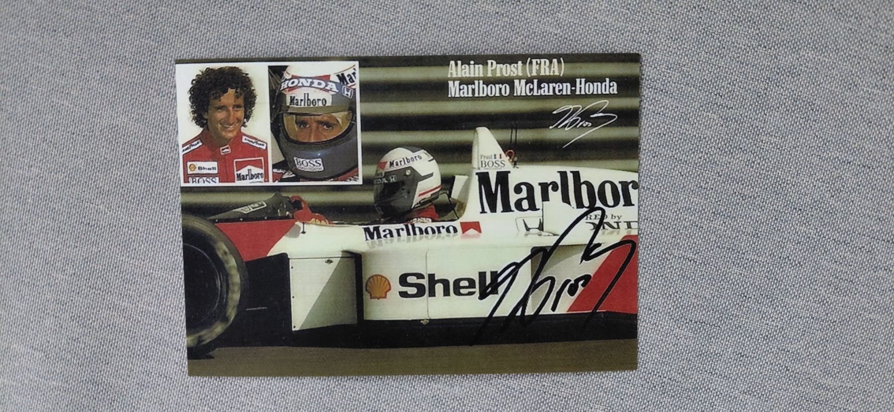 Autographes: Autogramm Alain Prost – D'occasion à Schmerikon par Olympia04