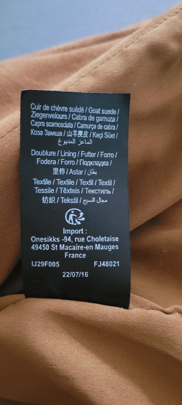 Giacche: Veste en daim One Step taille 36 – Usato da Sion venduto da likaloba 4
