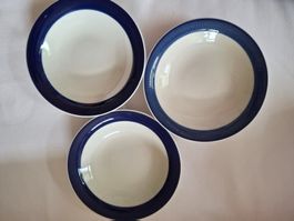 Rörstrand * Koka * Blue Suppenteller x 3 stück