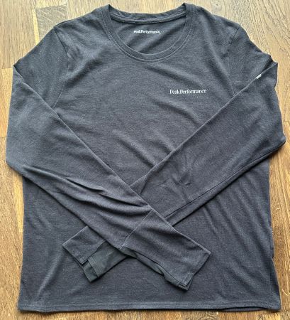 Peak Performance wool blend cropped longsleeve - Grösse S
