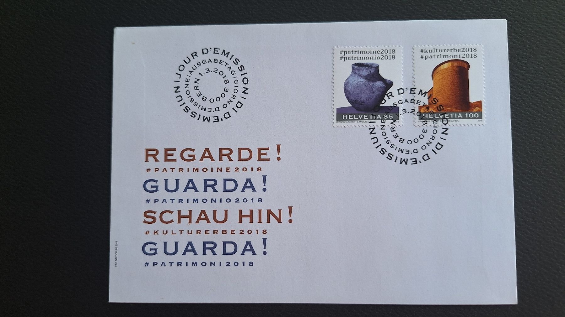 Tutti i francobolli: 2018,Nr.1670-1671,FDC – Nuovo (secondo la descrizione) da Pratteln venduto da walti-6060