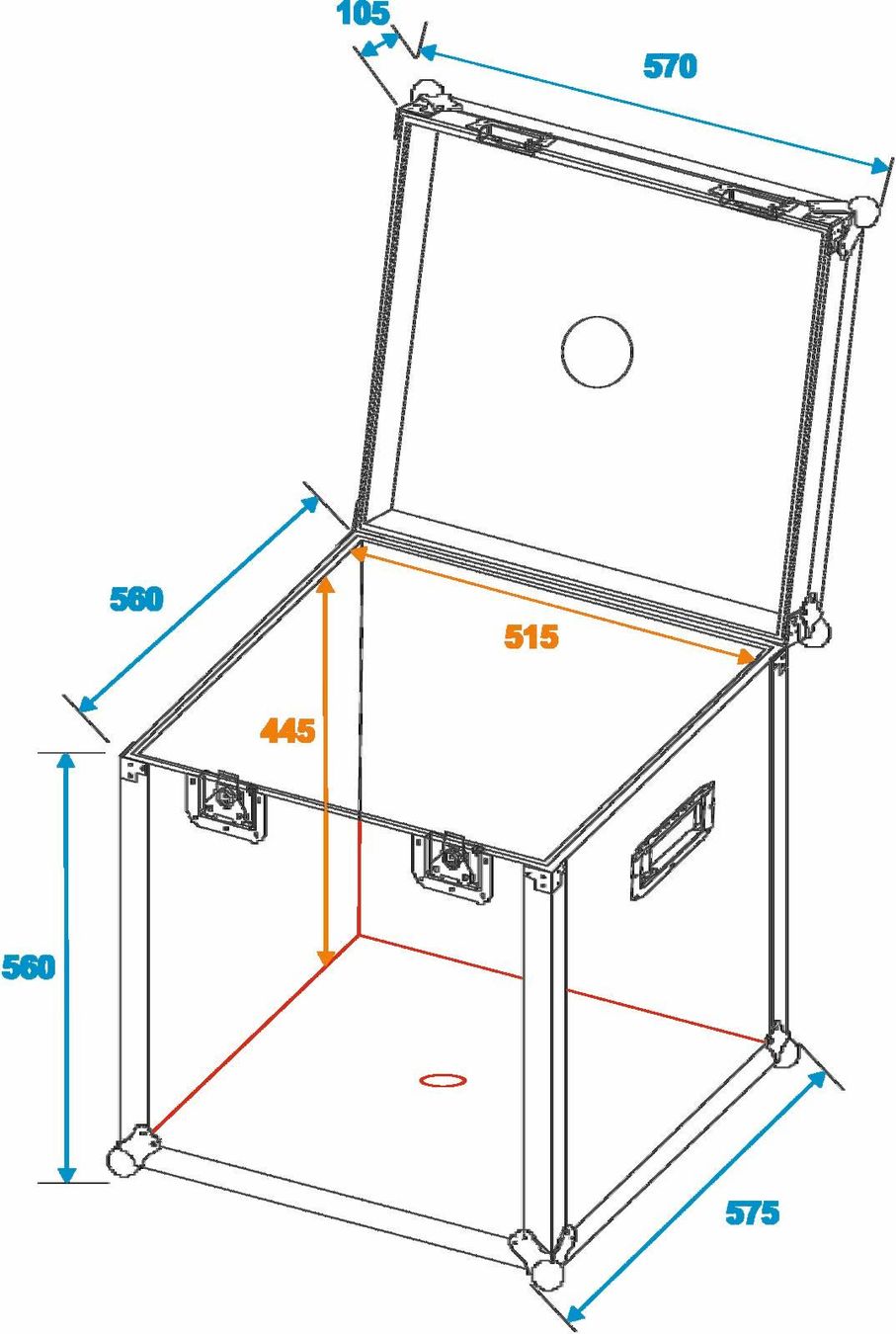 Illuminazione & Effetti luce: ROADINGER Flightcase Spiegelkugel 50cm – Nuovo e nell'imballaggio originale da Däniken SO venduto da Profog1 1