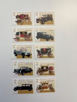 Briefmarken Sammlung Fahrzeuge des Papstes Vatikan