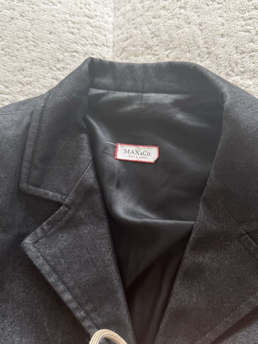 Max Mara Giacche: Max&Co. Blazer dunkelgrau Denim – Usato da Zürich venduto da di_archive 4