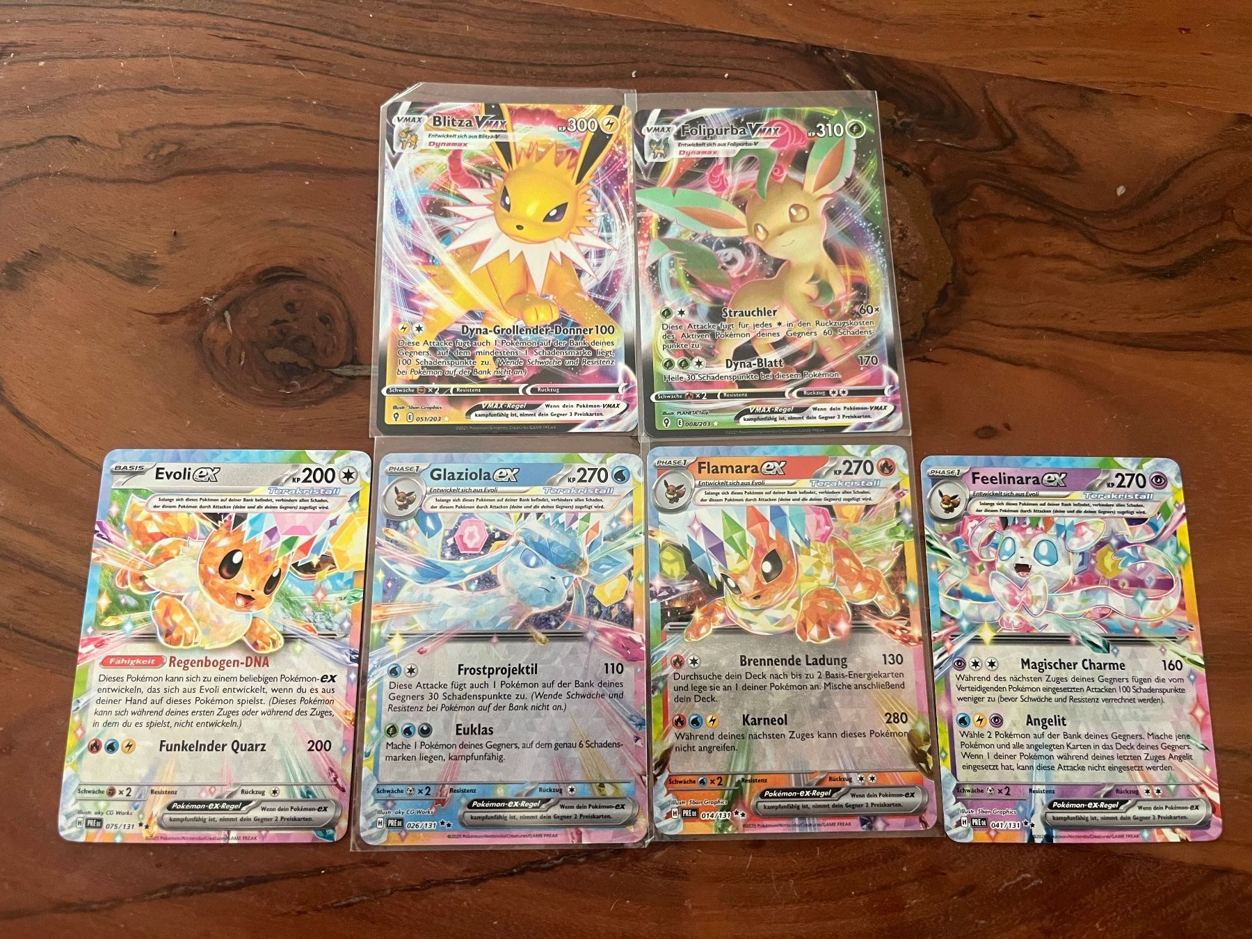 Pokémon Carte collezionabili: Pokemon Eeveelution - 2 Vamx + 4 EX Karten Deutsch – Nuovo (secondo la descrizione) da Winterthur venduto da saloun