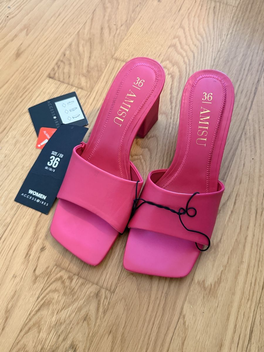 Scarpe da donna: AMISU Sandalen pink neu – Nuovo (secondo la descrizione) da Belp venduto da Lu96