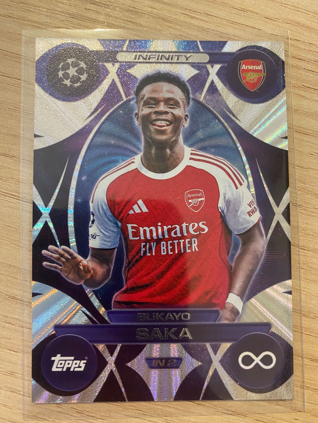 Topps Sammelbilder & Trading cards: Topps Match Attax 25/26 Saka Infinity IN 2 – Neu (gemäss Beschreibung) aus Zürich von BVBWINNER